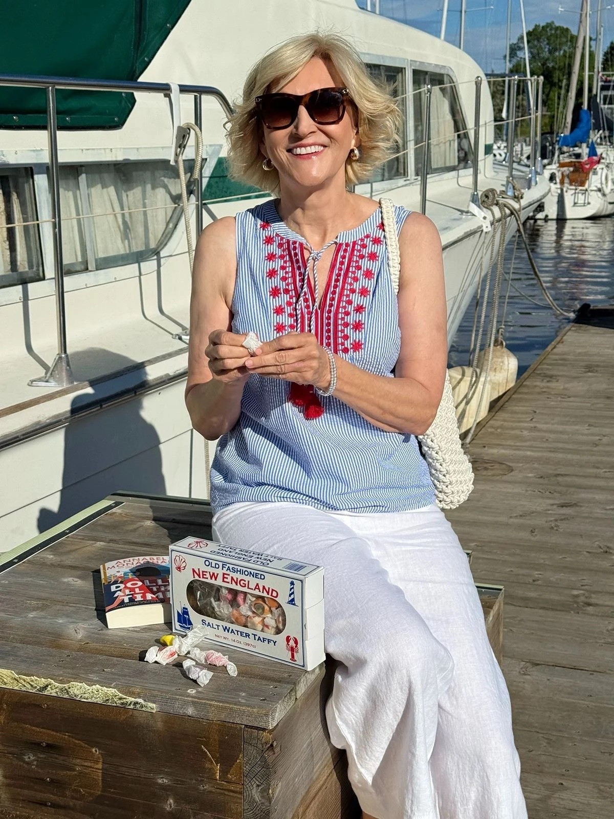 I’m always a sucker for a good blue-and-red combination ❤️💙 This seersucker shirt from Talbots feels so fresh and effortless paired with these white linen pants. Finished with silver sandals for that little bit of sparkle ✨

The kind of outfit that makes getting dressed feel easy, but still looks completely pulled together.

#LTKOver40 #LTKSeasonal #LTKootd