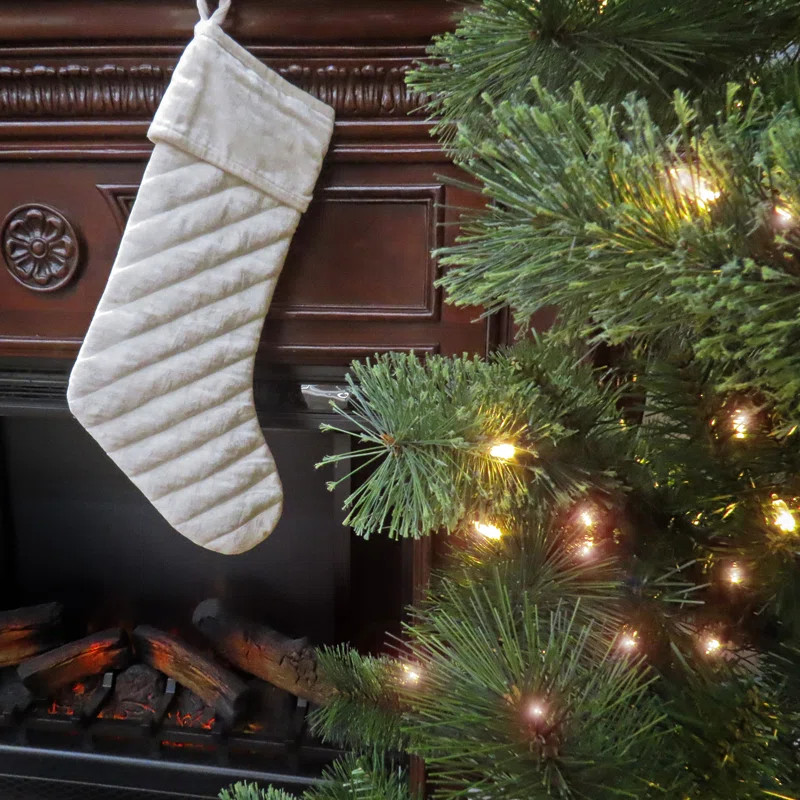 Quilted Velvet Stocking | Wayfair North America