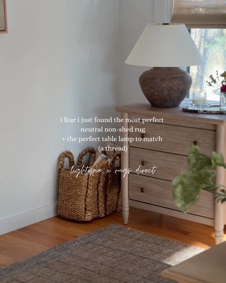 my favorite kind of love story 💘  by @lightopia_ & @rugs_direct 🫶

want a link? 🔗 comment LINK & i’ll DM you. 💌

the most perfect non shed neutral rug + statement piece lamp combo. #rdlstyle

#LTKdayinmylife #LTKSaleAlert #LTKHome