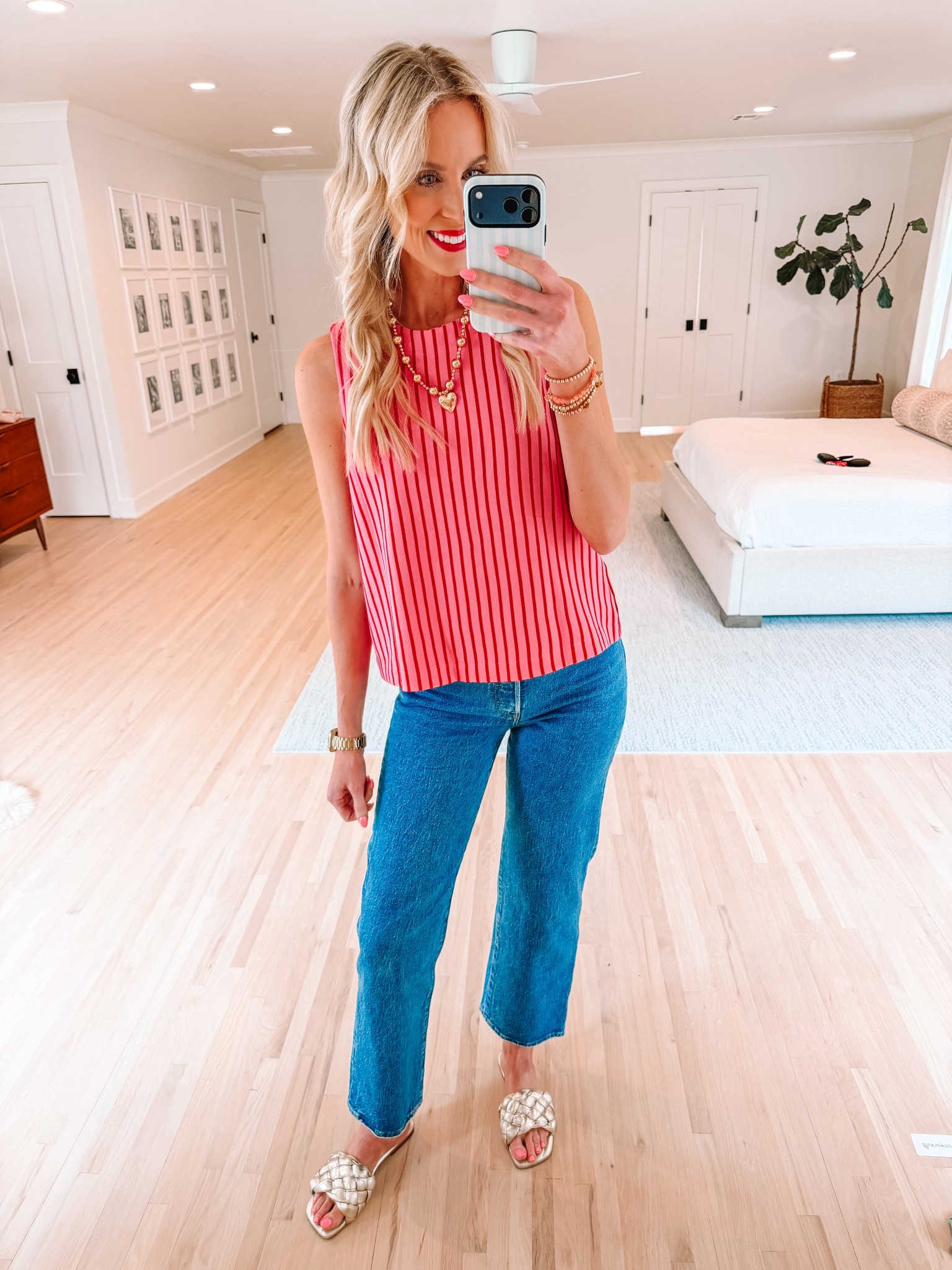 The perfect summer top! 

Amazon top / Striped tank / Levi’s / Braided sandals / Classic style

#LTKootd #LTKdayinmylife #LTKgrwm