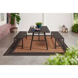 StyleWell 3-Piece Metal Outdoor Dining Set 1069Lg_CH | The Home Depot