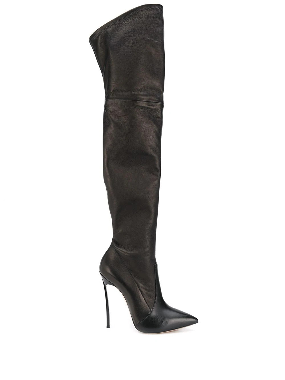 Casadei blade thigh-high boots - Black | Farfetch Global