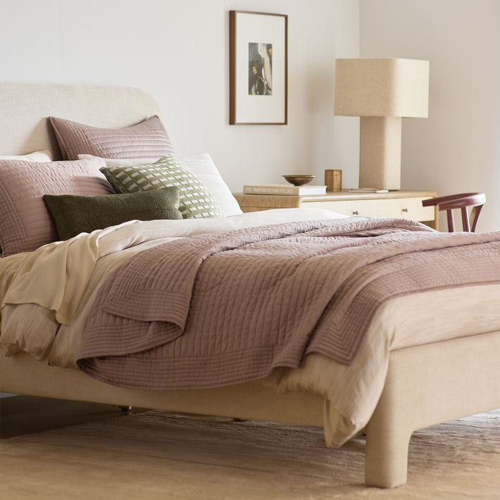 TENCEL™ Pick Stitch Euro Shams | West Elm (US)