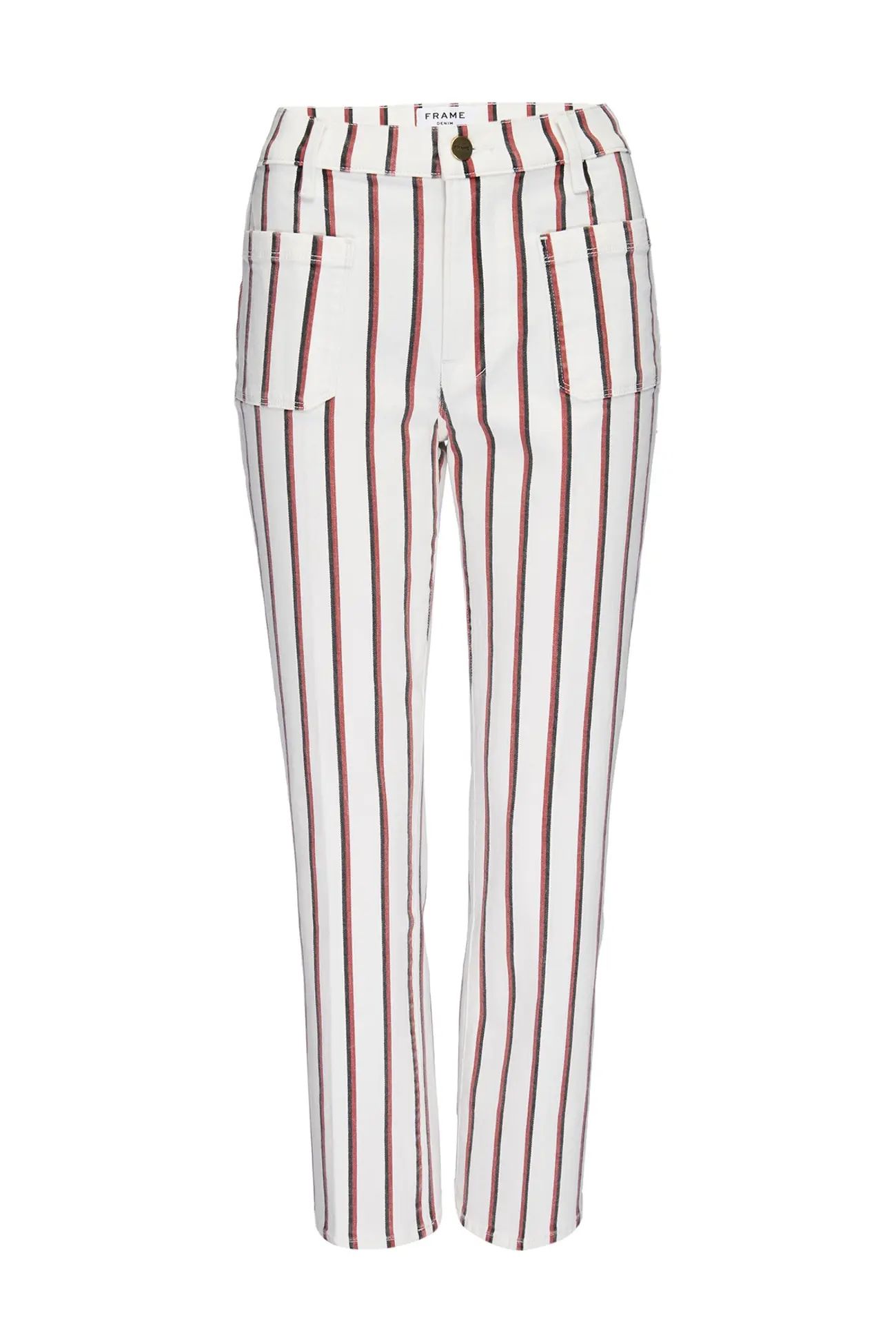 FRAME | Le Bardot Stripe Straight Leg Pants | Nordstrom Rack | Nordstrom Rack