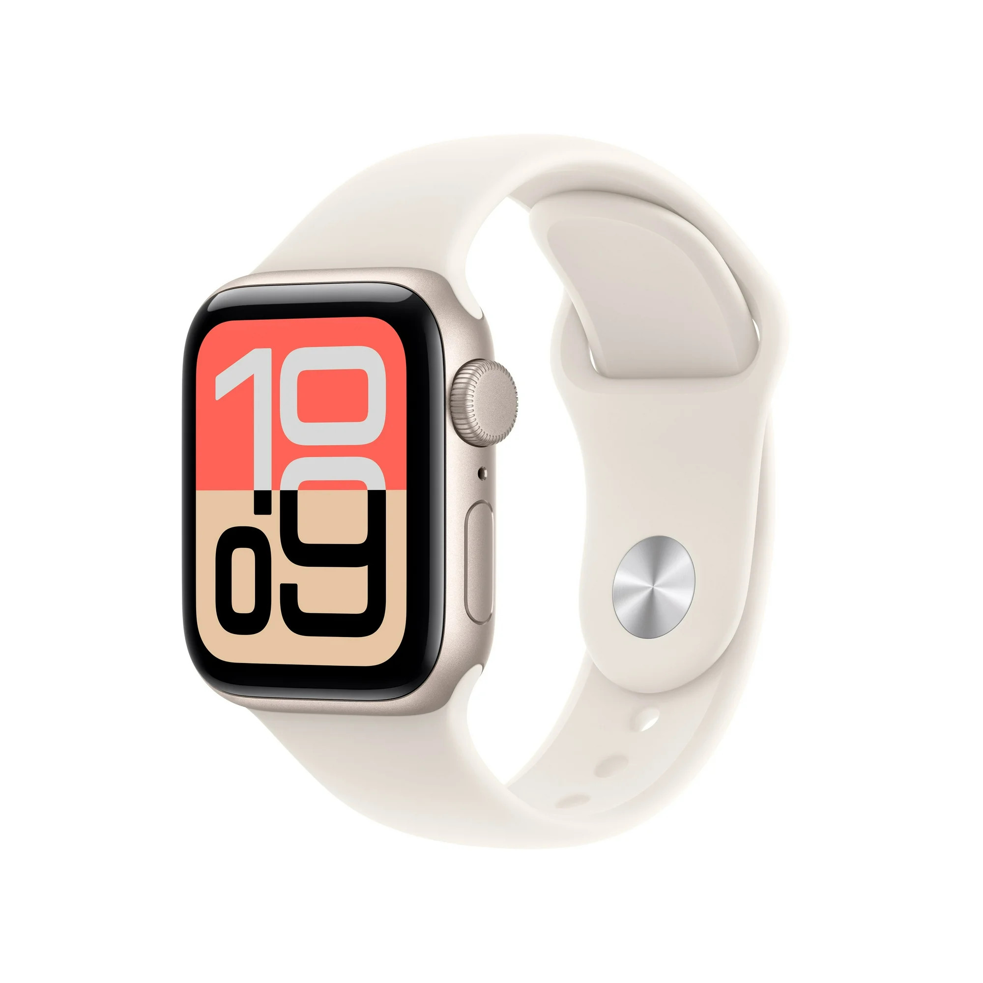 Apple Watch SE 3 [GPS 40mm] Smartwatch with Starlight Aluminum Case with Starlight Sport Band - S... | Walmart (US)