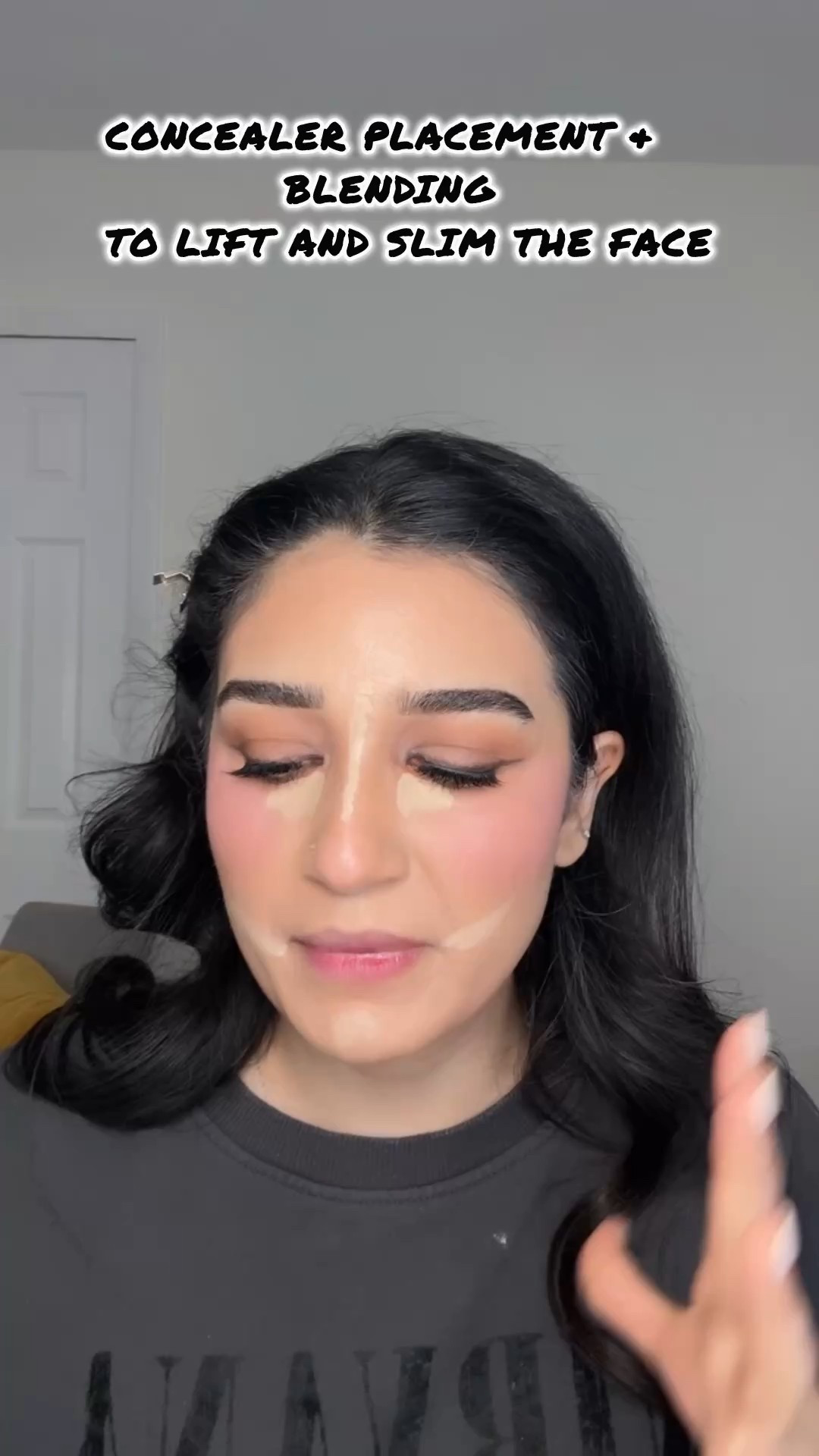 Concealer placement & blending to lift and slim the face.


#LTKBeauty