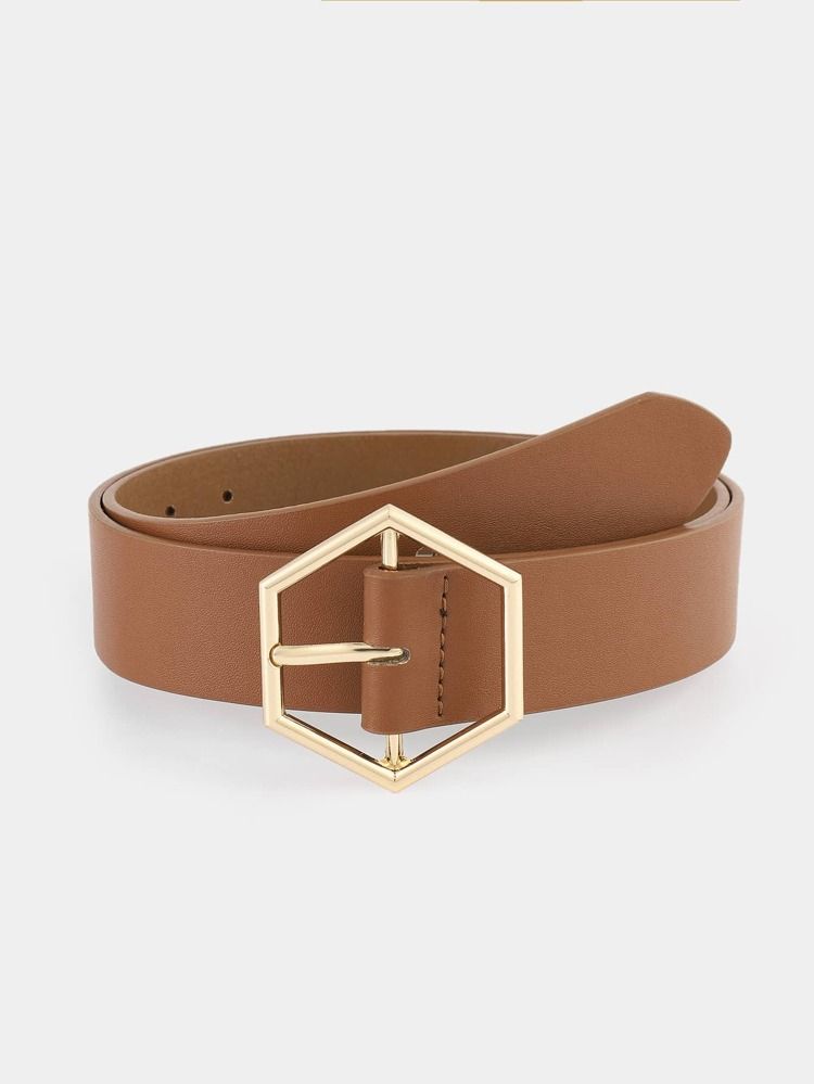 Metal Buckle Belt With Punch Tool | SHEIN