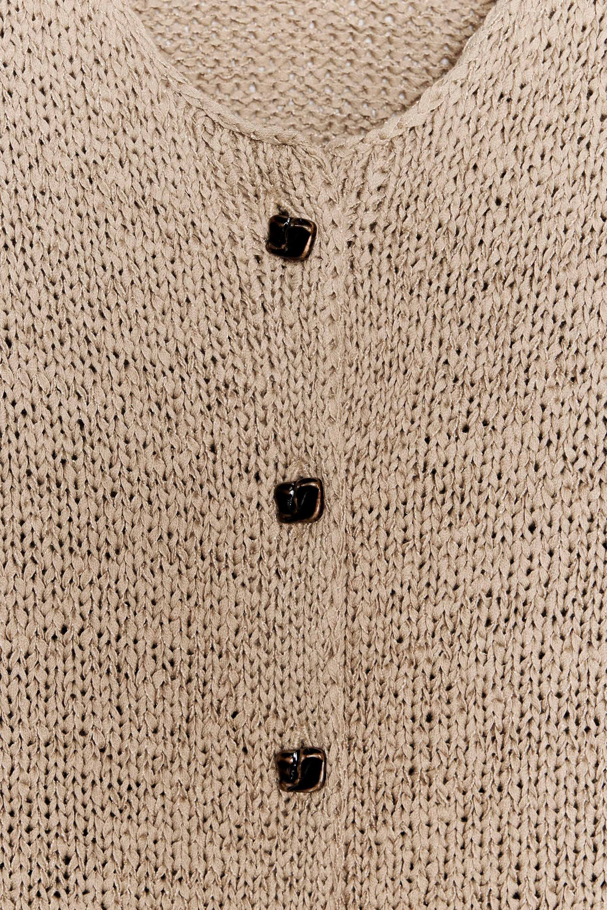 RUSTIC KNIT JACKET | Zara US