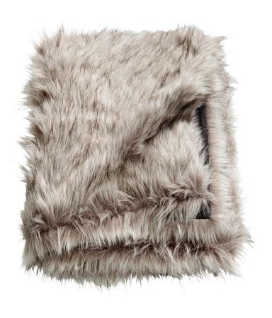 H&M Faux Fur Throw $79.99 | H&M (US)
