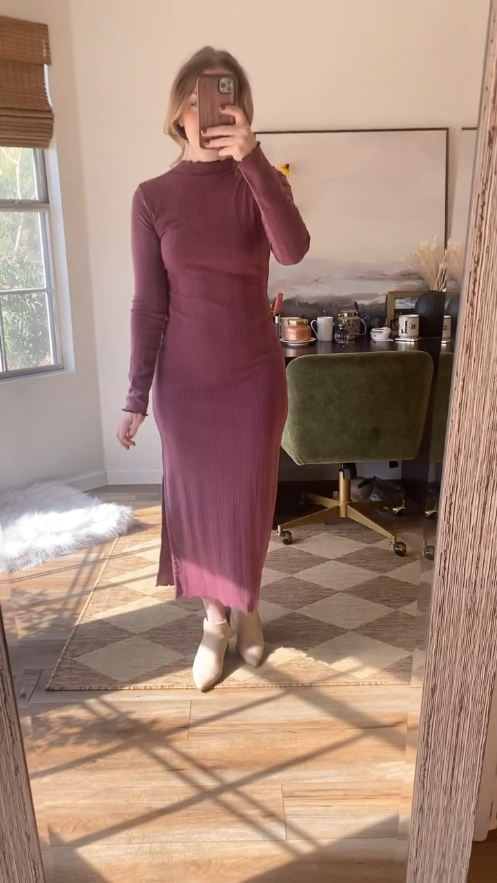 Fully stocked, $29.99 & comes in black! Nordstrom anniversary sale sweater dress. Lightweight, flattering material. Love the color! Wearing my normal small, tts. I’m 5’3.



#LTKBacktoSchool #LTKxNSale #LTKworkwear