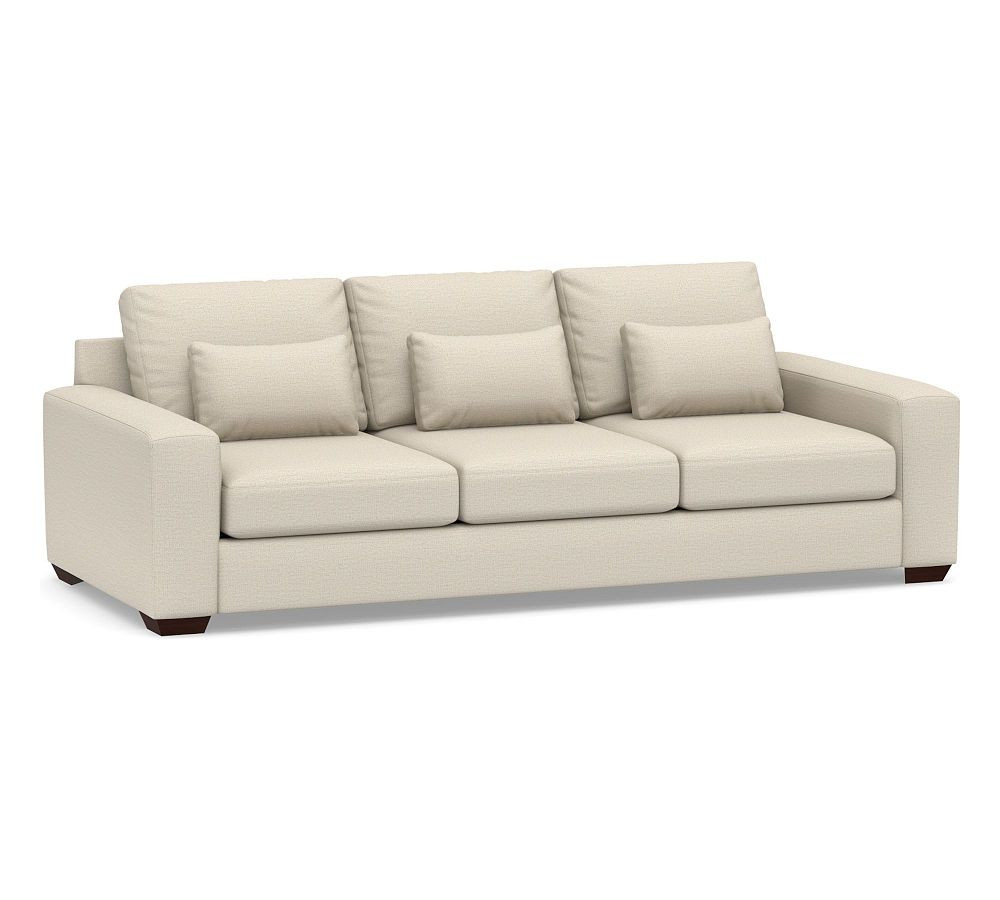 Big Sur Square Arm Deep Seat Upholstered Sofa | Pottery Barn (US)