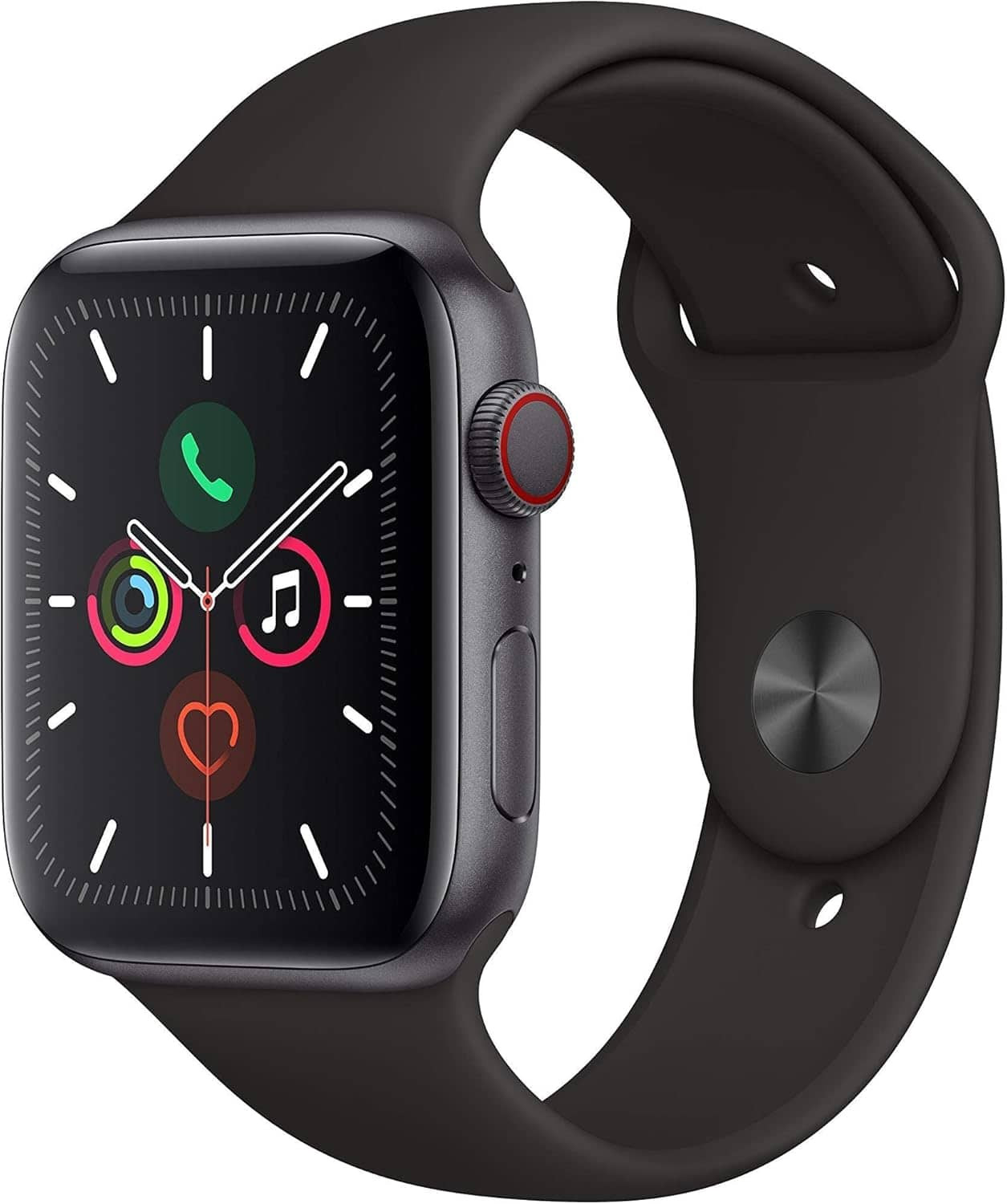 Apple Watch Series 5 Cellular 44mm Gray Aluminum - Gray - (2019) | Best Buy U.S.