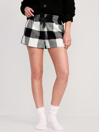 Matching Flannel Pajama Shorts for Women -- 2.5-inch inseam | Old Navy (US)