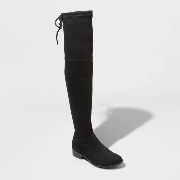 Women's Sidney Microsuede Over the Knee Boots - A New Day™ | Target