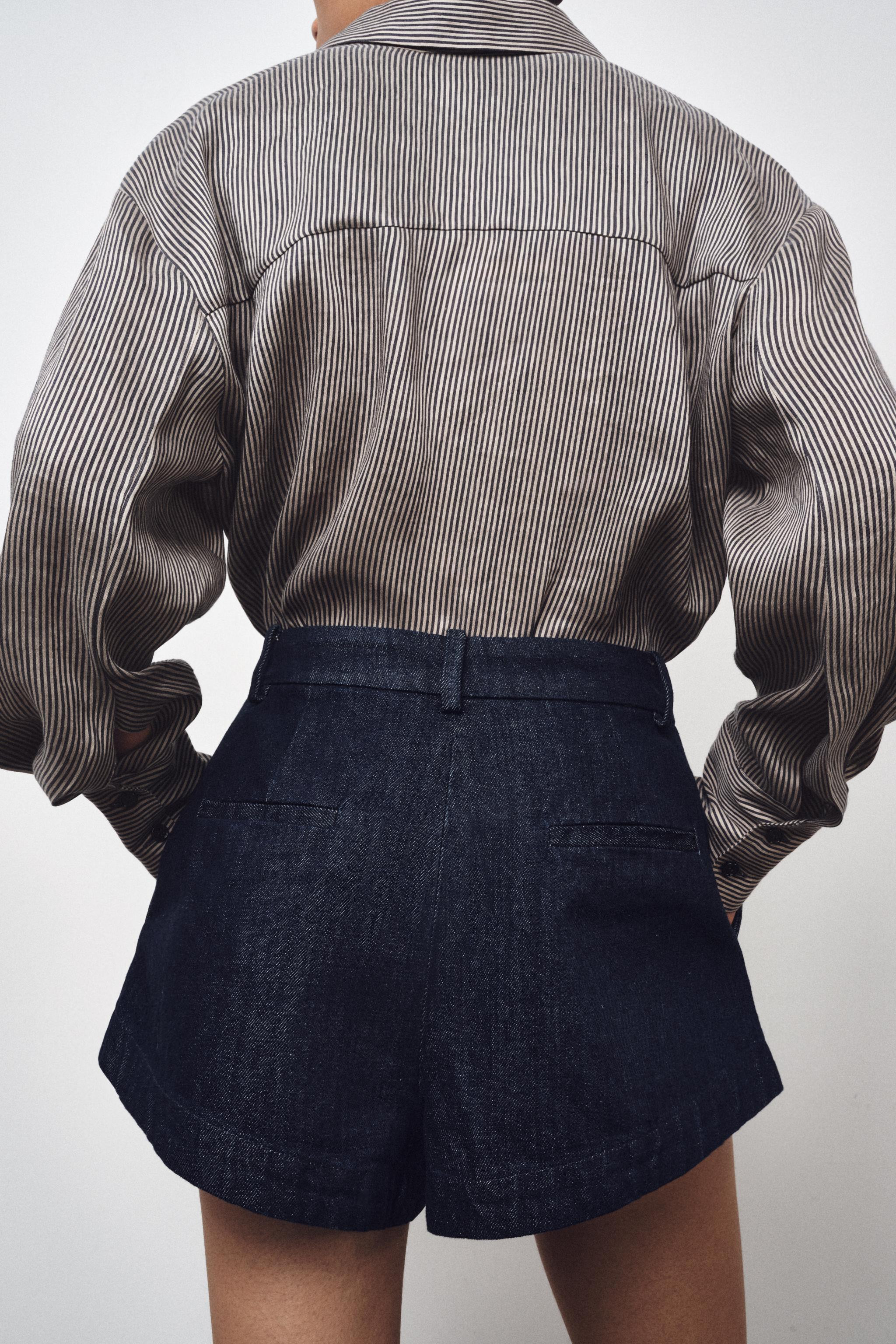 ZW COLLECTION DENIM SHORTS | Zara US