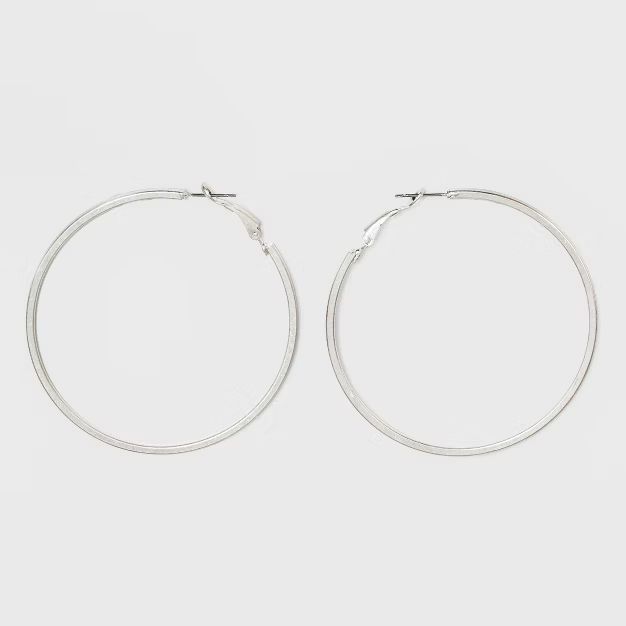 Thin Circle Hoop Earrings - Universal Thread™ | Target