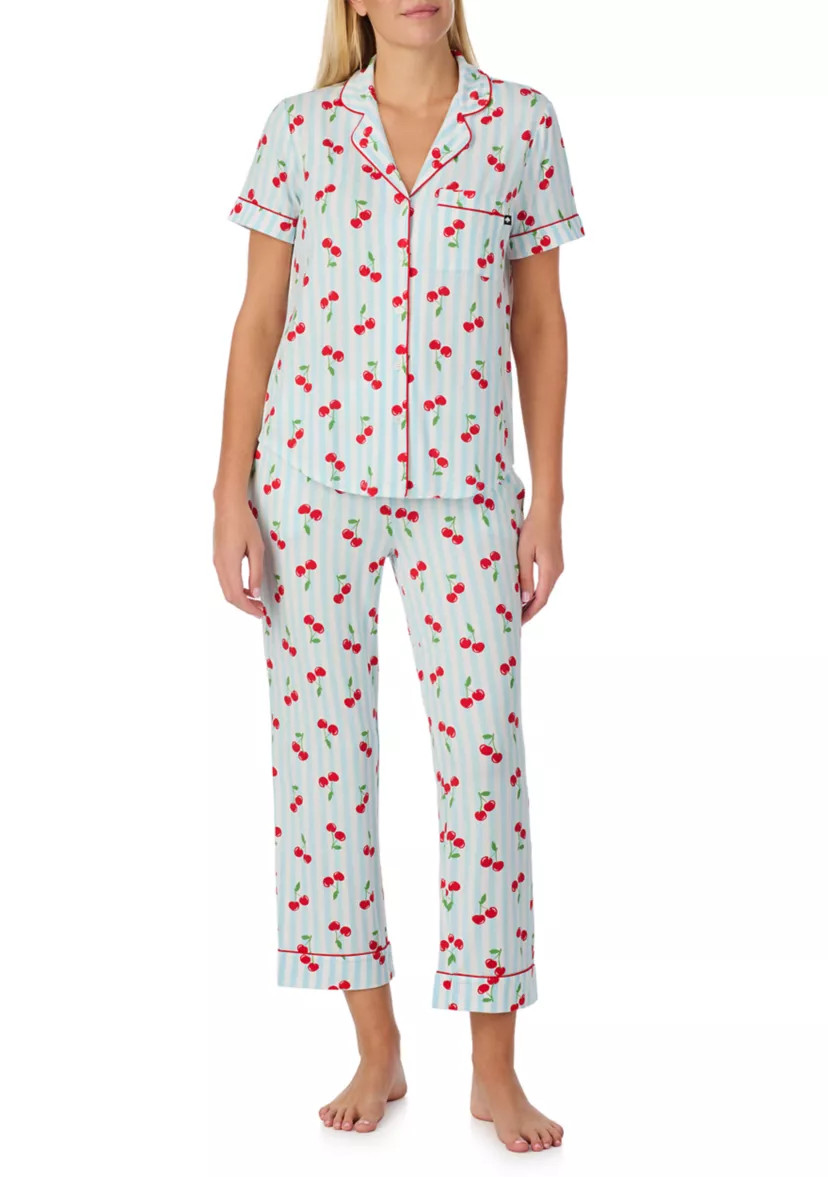 Women's Print Shirt and Pants Pajama Set | Belk