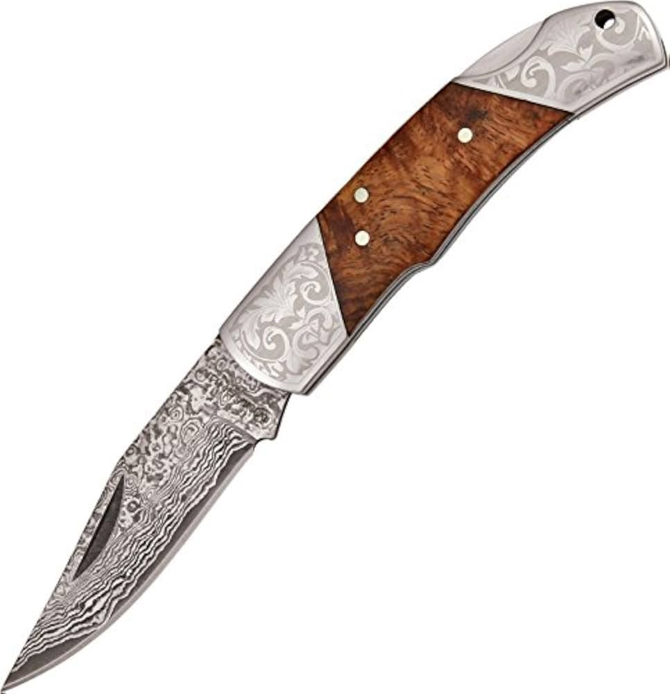 Magnum 01MB946DAM Damascus Duke Folding Knife with 2-1/2 in. Straight Edge Blade | Amazon (US)