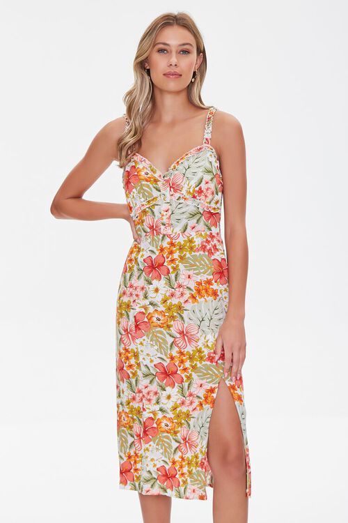 Tropical Floral Print Dress | Forever 21 (US)