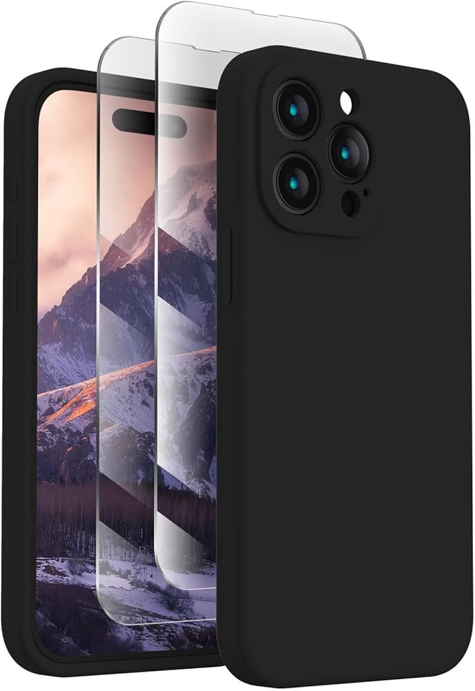 FireNova Designed for iPhone 15 Pro Max Case, Silicone Upgraded [Camera Protection] for iPhone 15... | Amazon (US)