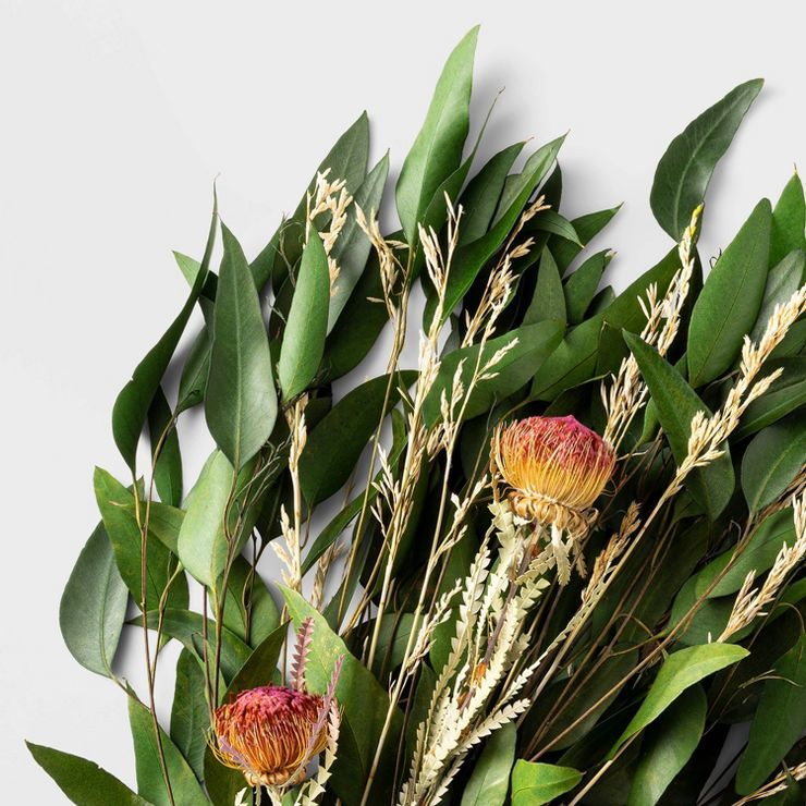 5"x20" Preserved Plant Bouquet Arrangement Green - Threshold™ | Target