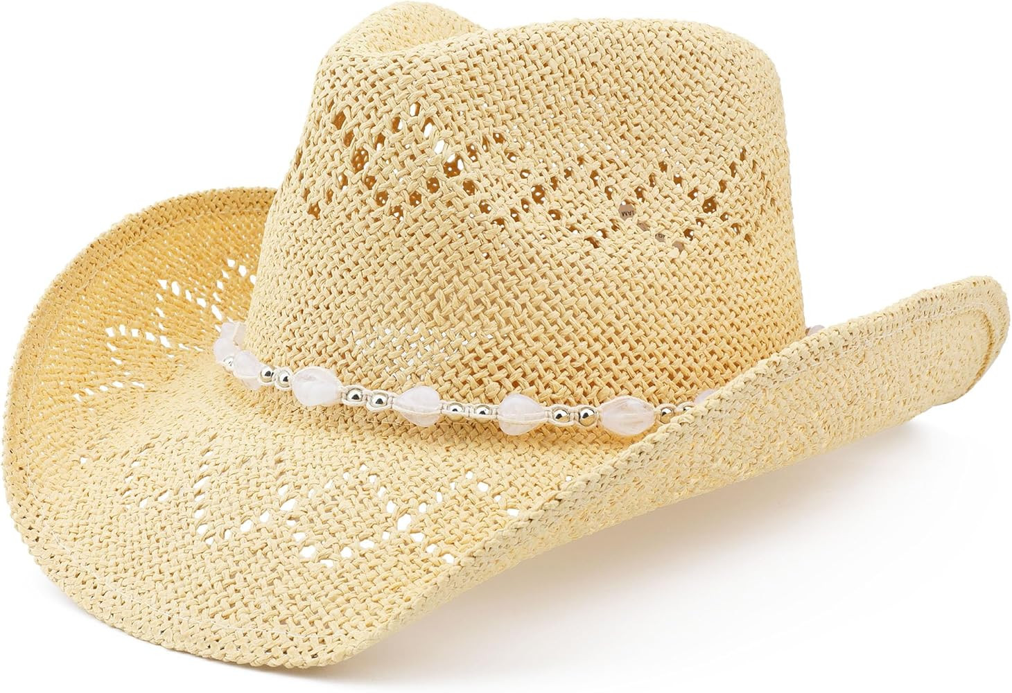 Pro Celia Men Women Cowgirl Straw Western Cowboy Hat | Amazon (US)