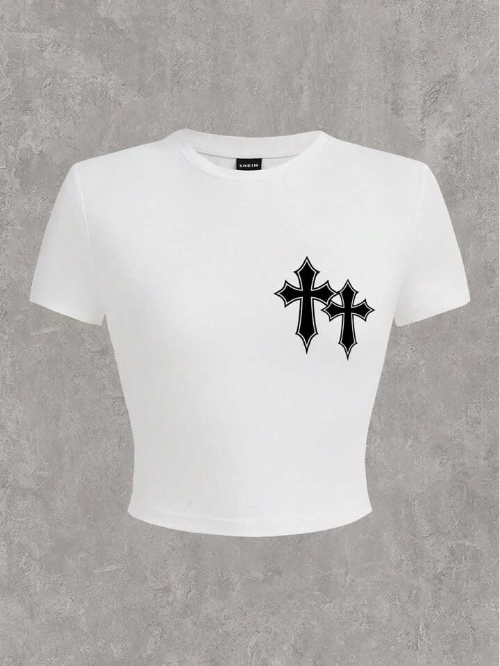 • Casual • Graphic • Round Neck | SHEIN