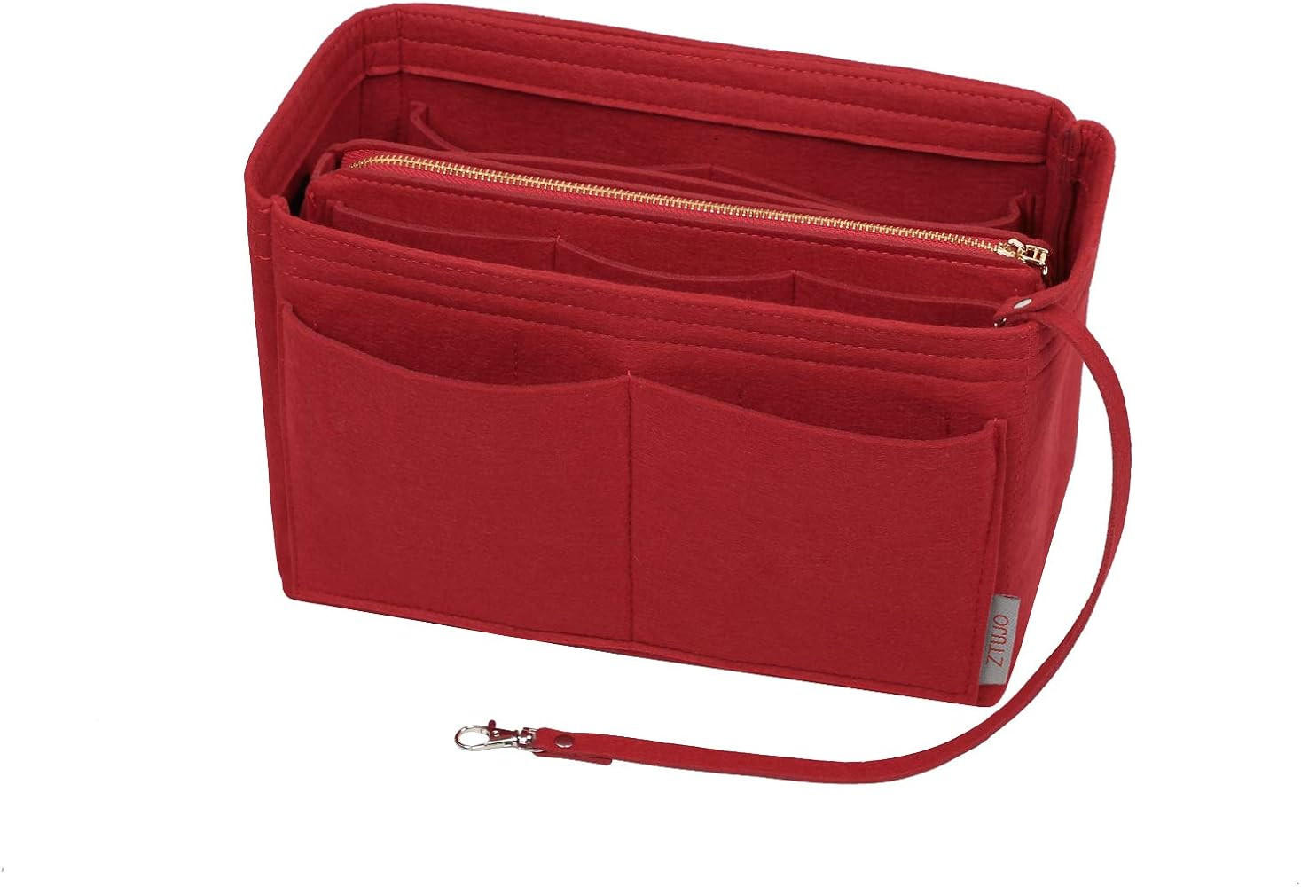 Purse Organizer Insert, Felt Bag organizer with zipper, Handbag & Tote Shaper, For Speedy Neverfu... | Amazon (US)