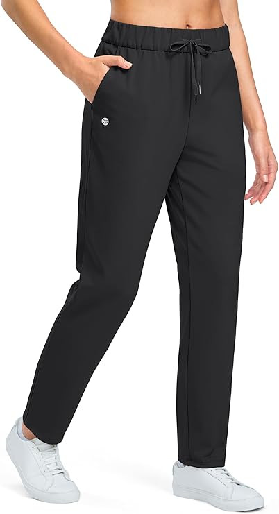 G Gradual Fleece Lined Pants Women 27.5"/29" Golf Pants 3 Pockets Water Resistant Warm Sweatpants... | Amazon (US)