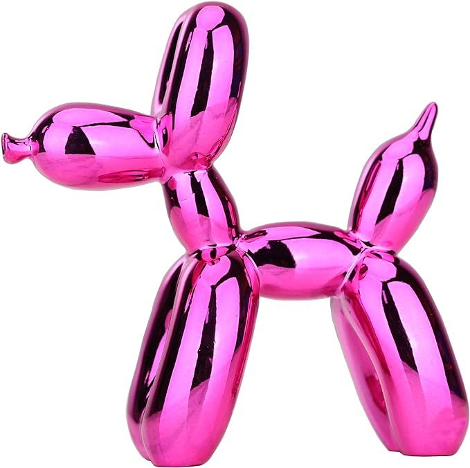 Balloon Dog Statue,Home Decor Modern Art Funky Statues for Coffee Table and Kitchen Figurines Liv... | Amazon (US)