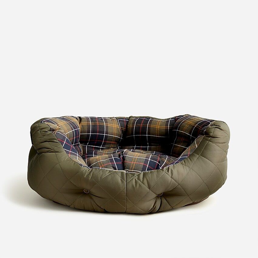 Barbour® quilted dog bed | J.Crew US