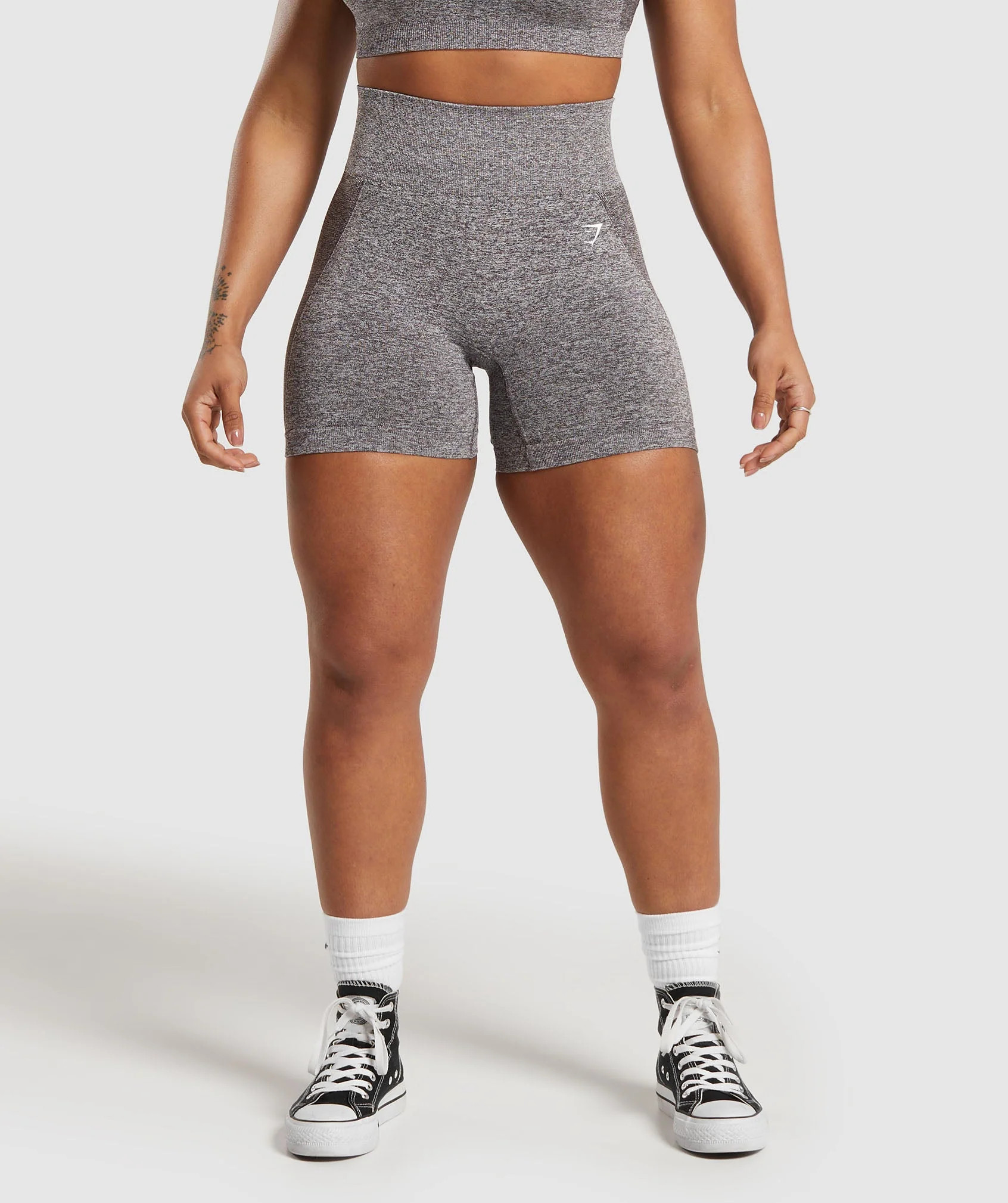 Gymshark FLEX SHORTS - Greyed Purple/White | Gymshark US