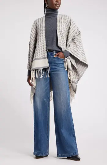 Houndstooth Ruana | Nordstrom