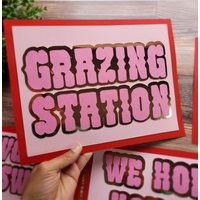 Cowgirl Party Signs | Grazing Station Sign Decor Decor Birthday |Rodeo Table Decorations | Etsy (US)