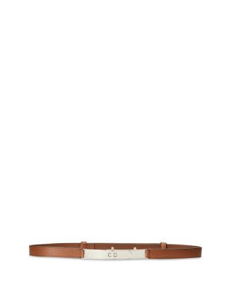 Ralph Lauren Turn Lock Leather Belt  | Bloomingdale's Women | Bloomingdale's (US)