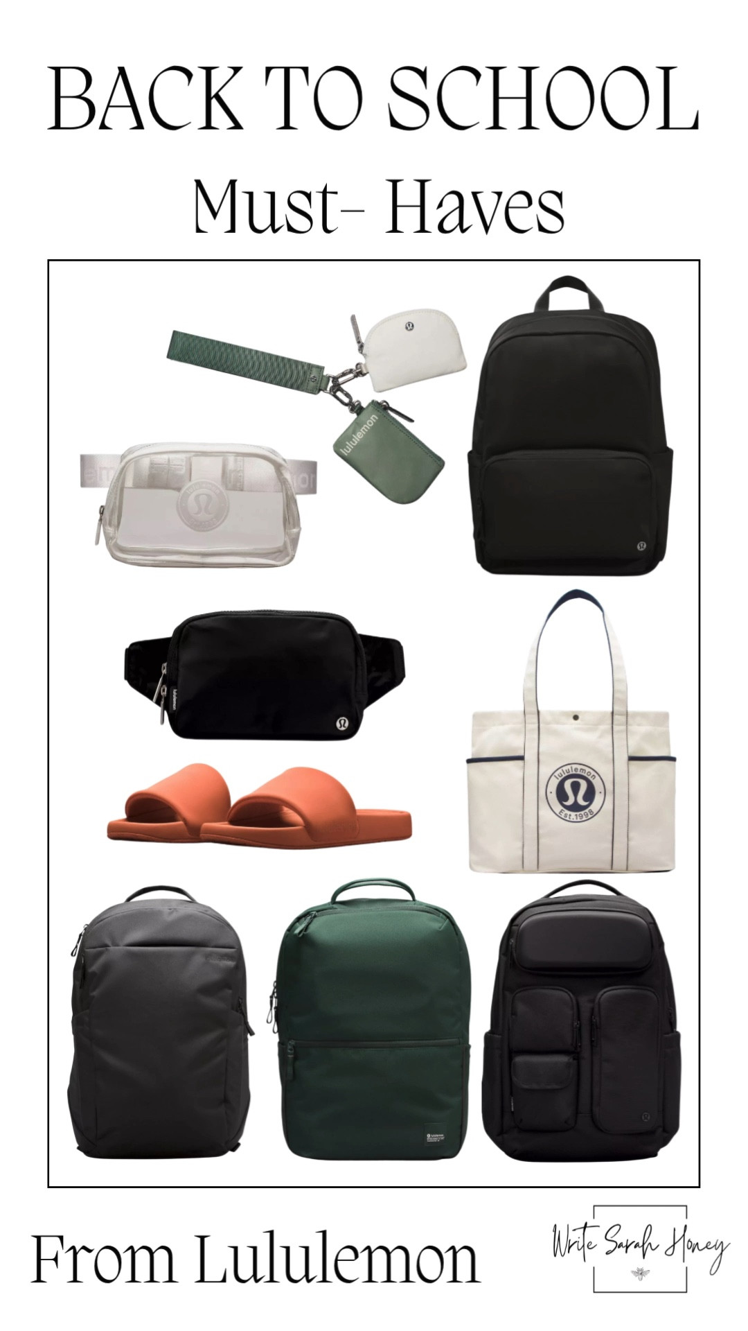 Get ready to tackle the new school year with confidence and style! Shop our top picks for back-to-school must-haves from Lululemon! Shop Now and Elevate Your School Year with Lululemon!

#BackToSchool #Lululemon #SchoolEssentials #StudyInStyle #ActiveWear #SchoolReady #LululemonStyle #StudentLife #ComfortAndStyle #FitForSchool #CampusFashion #StayActive #StudyGear #LululemonLife