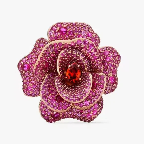 Kate Spade Pink Rose Ring | Poshmark