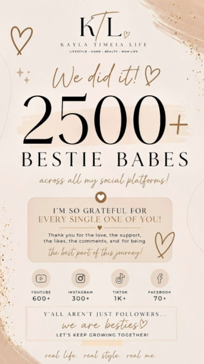 Thankful for all of My Bestie Babessss 🥰🤍
•
•
#roadto5k #momcontent #lifestylecontent #realisticmomlife #blackgirllifestyle

#LTKmomlife #LTKfitnessgoals #LTKstorytime