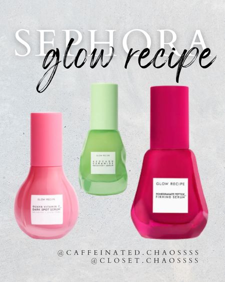 Glow Recipe Pomegranate Peptide Firming Serum
strawberry avocado facial serums 
Sephora SALE
clean beauty 


#LTKbeauty #LTKsalealert #LTKSale