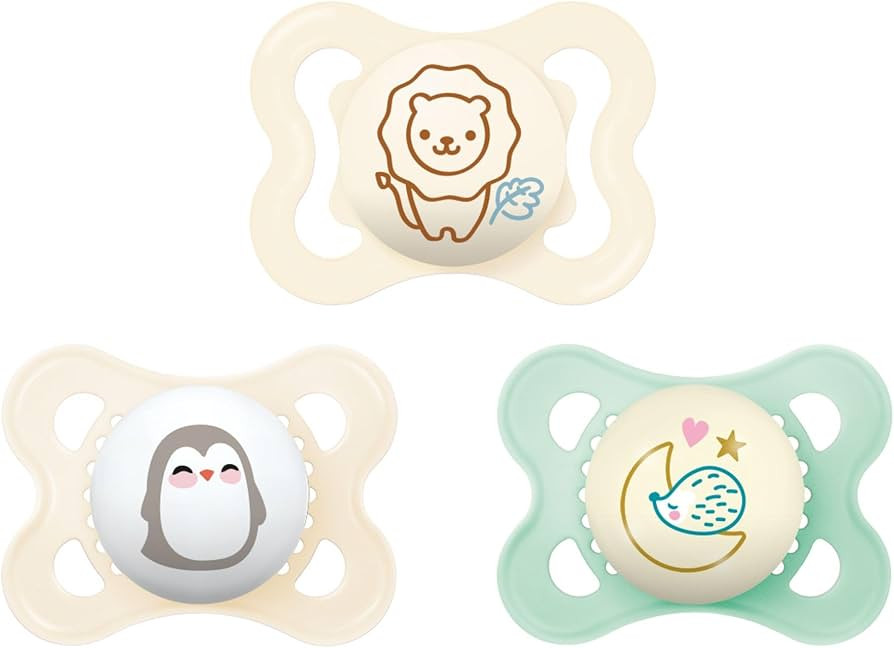 MAM Variety Pack Baby Pacifier, Includes 3 Types of Pacifiers, Nipple Shape Helps Promote Healthy... | Amazon (US)