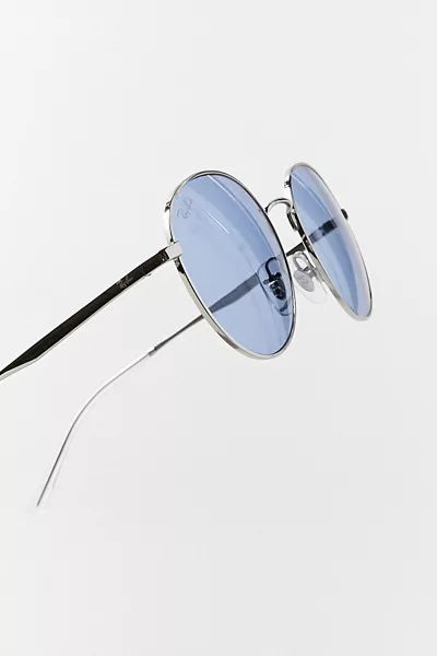 Ray-Ban Blue Classic Metal Round Sunglasses | Urban Outfitters (US and RoW)