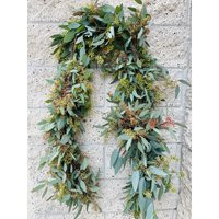 Fresh Seeded Eucalyptus Garland // Natural Table Decor Arch Wedding Real Greenery | Etsy (US)