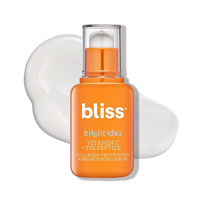 Bliss Bright Idea Vitamin C + Tri-Peptide Brightening Serum - 1 Fl Oz - Hydrating Illuminating Fa... | Amazon (US)