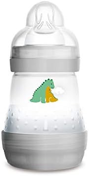 MAM Easy Start Anti-Colic Bottle, 5 oz (1-Count), Newborn Essentials, Slow Flow Bottles with Sili... | Amazon (US)