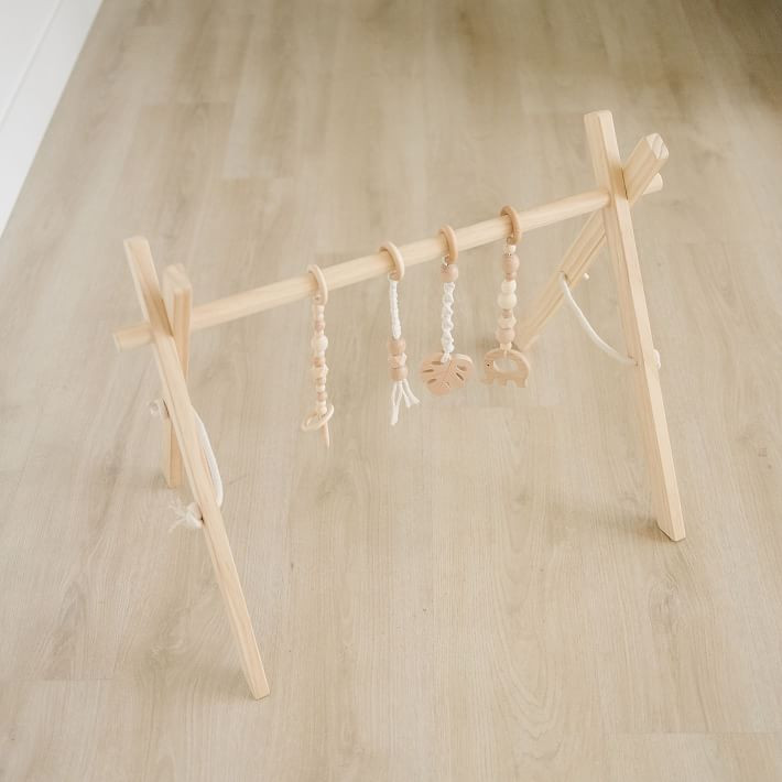 Poppyseed Play Wood Baby Gym | West Elm (US)