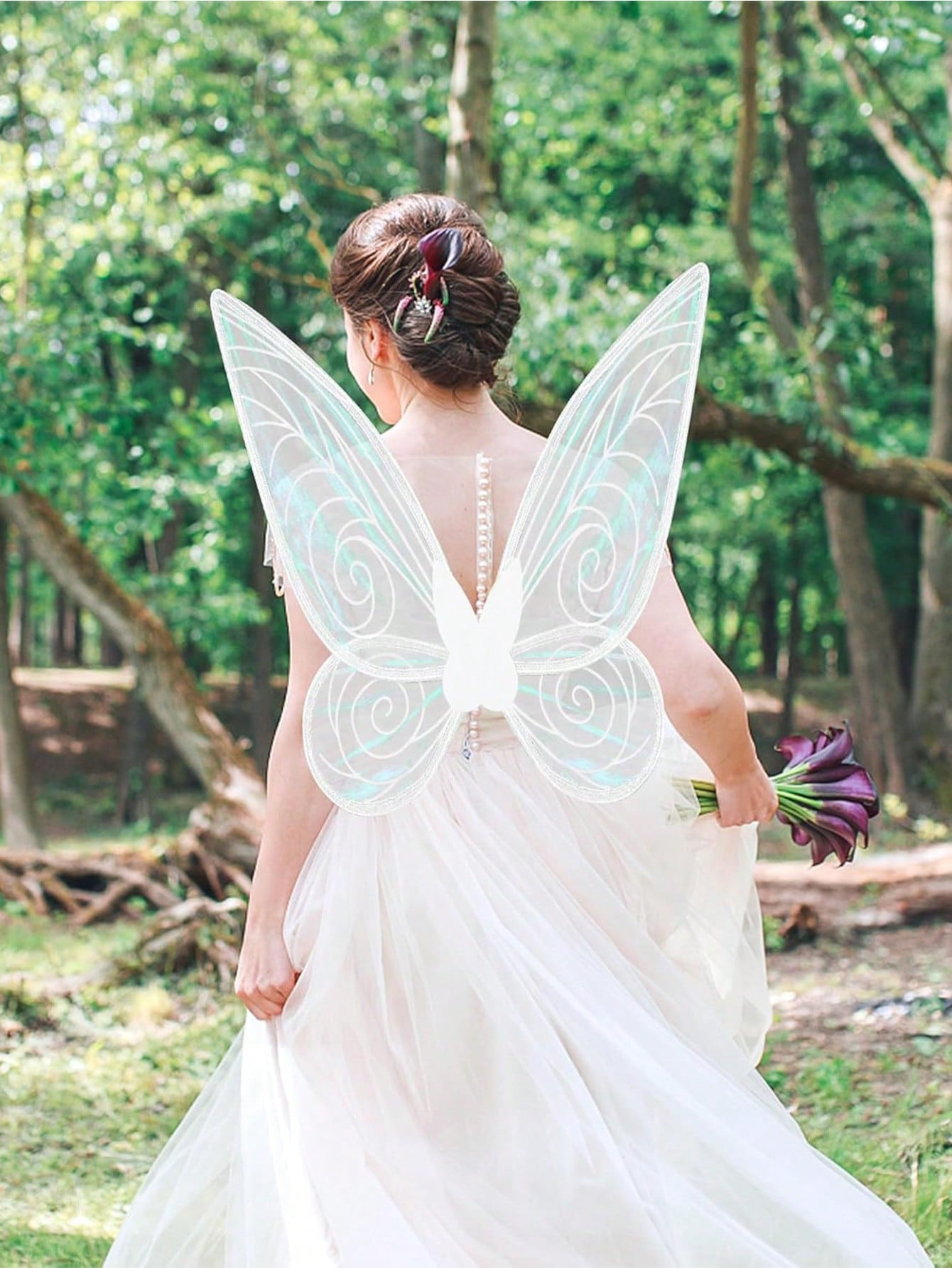 1PC Fairy Wings For Adults,Butterfly Wings For Girls,Angel Wings,Fairy Costume For Women Hallowee... | SHEIN