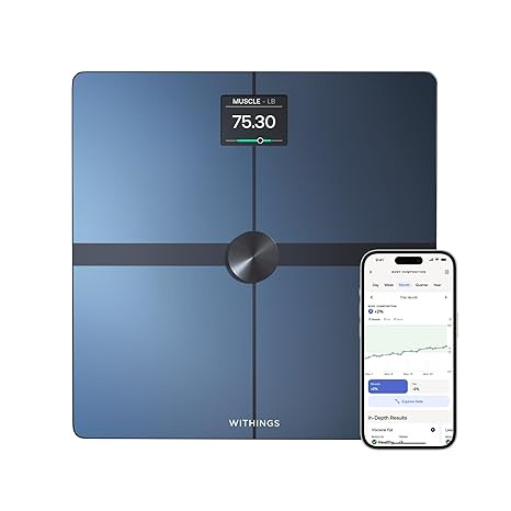 WITHINGS Body Smart - Accurate Scale for Body Weight and Fat Percentage, Body Composition Wi-Fi a... | Amazon (US)