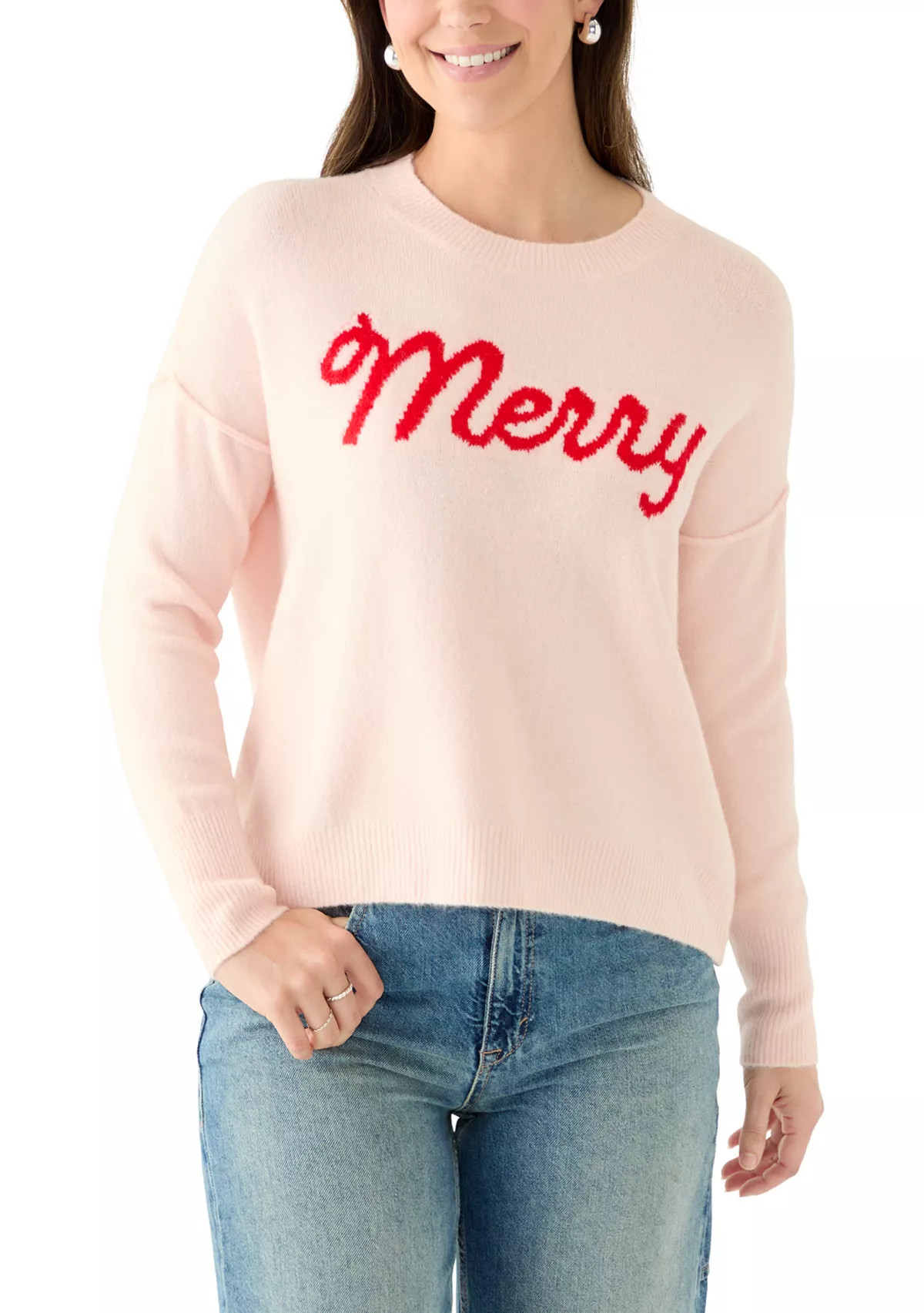Women's Crew Neck Merry Sweater | Belk