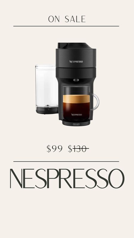 Nespresso on sale! 

Nespresso, on sale, coffee maker on sale, nespresso on sale, Target deals, Target sale, kitchen gadgets, kitchen appliances 

#LTKsalealert #LTKhome