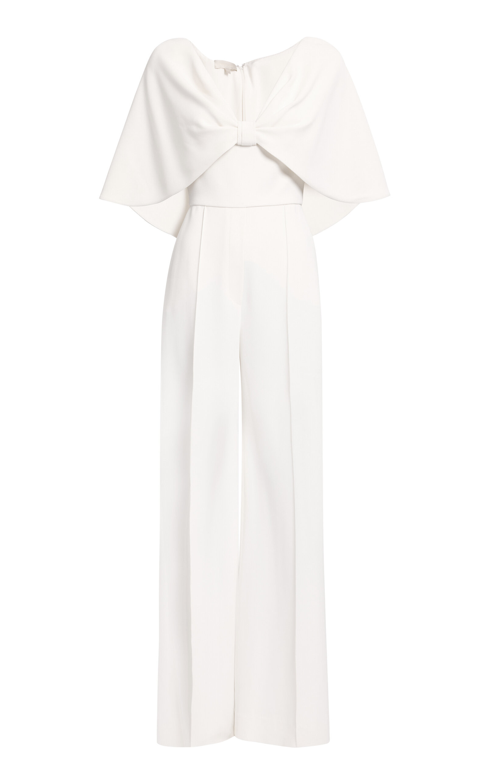 Cape-Detailed Cady Jumpsuit | Moda Operandi (Global)